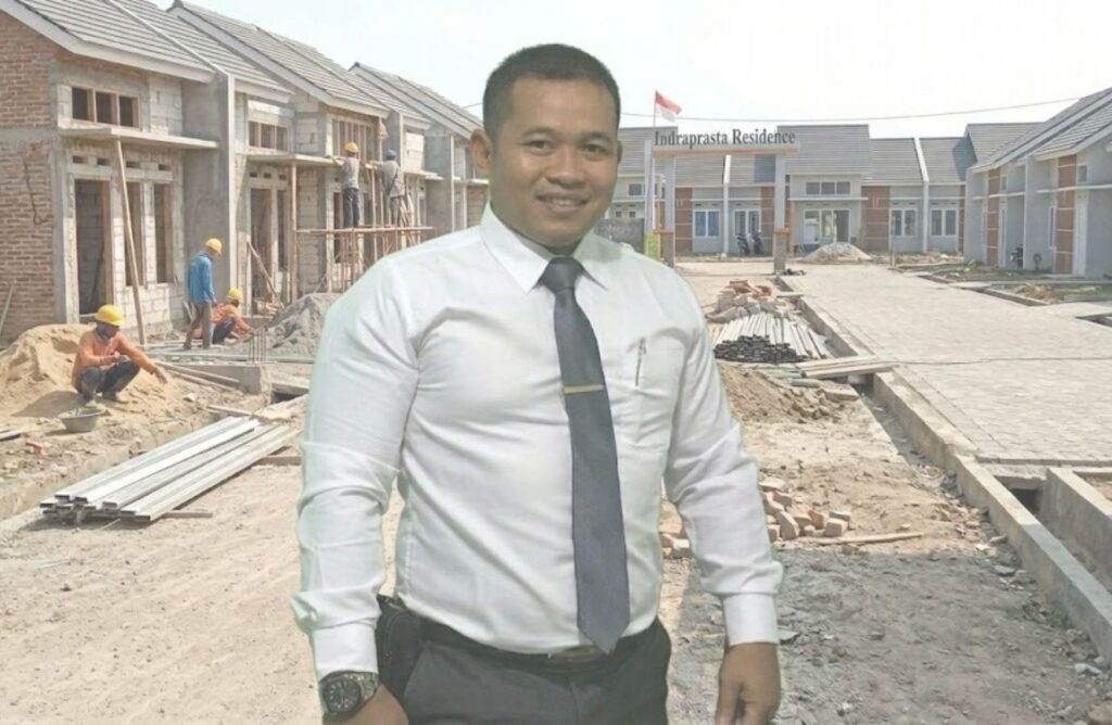 Kawasan perumahan di Tambun Utara Bekasi yang sedang berkembang dengan deretan rumah baru