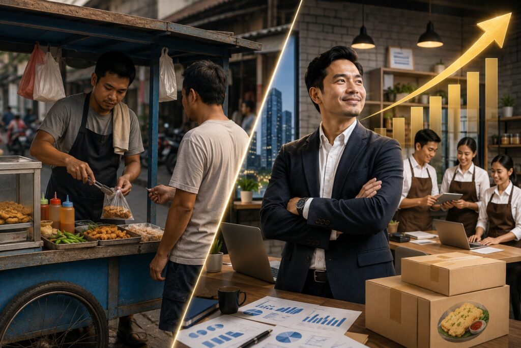Perbedaan Pedagang dan Pengusaha dalam Membangun Bisnis Berkelanjutan